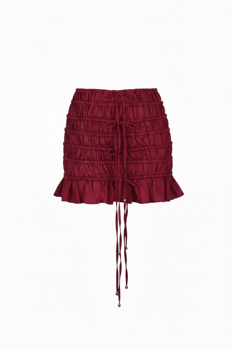 Cascade cotton skirt.top