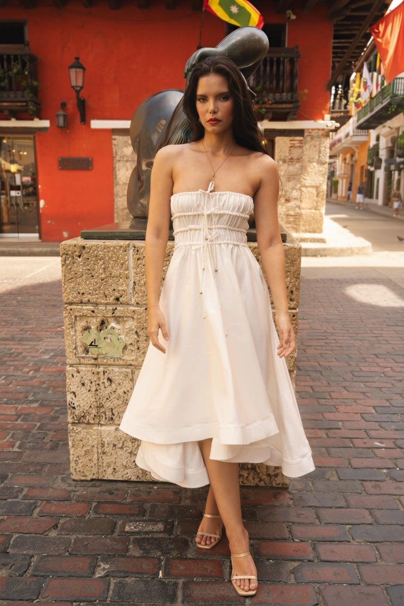 Maxi ruffle skirt.dress
