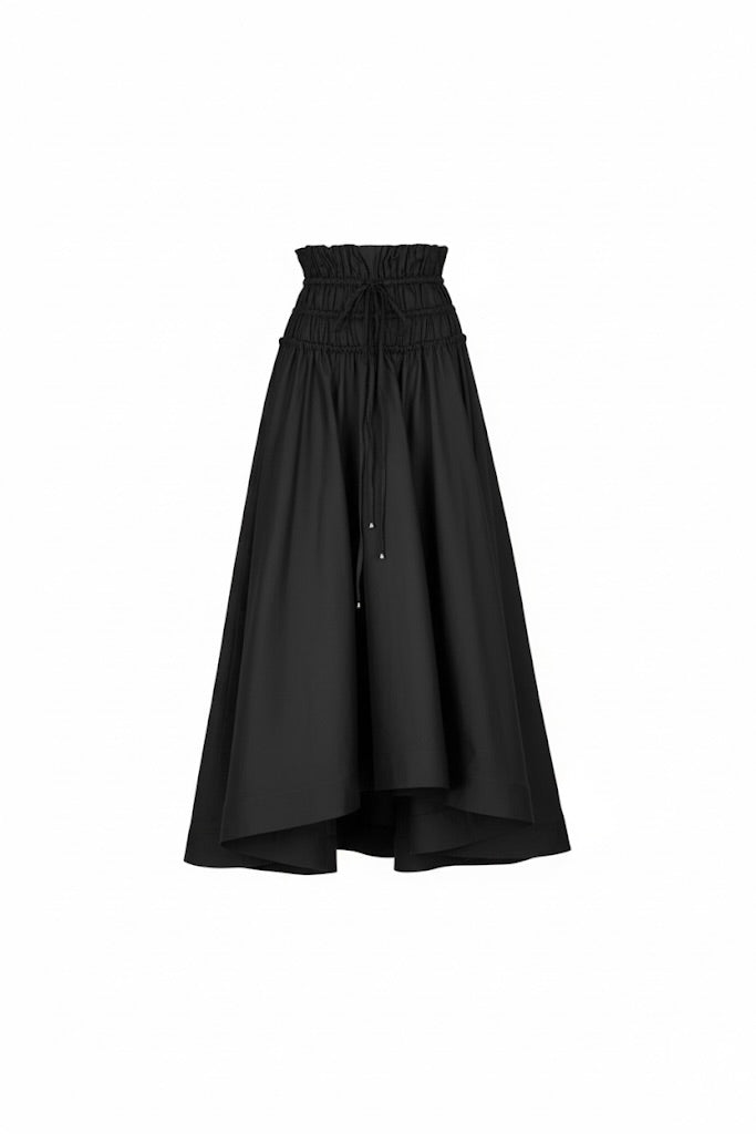 maxi ruffle skirt.dress