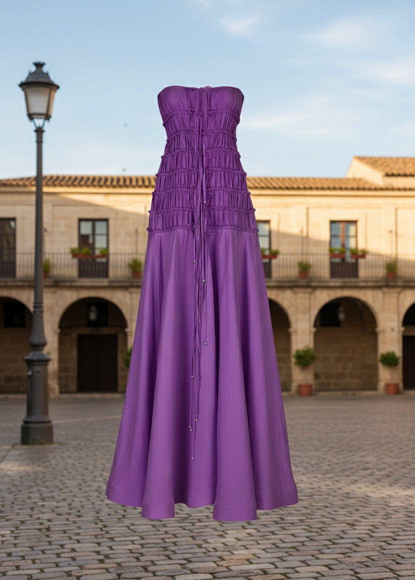Moontie gown violet