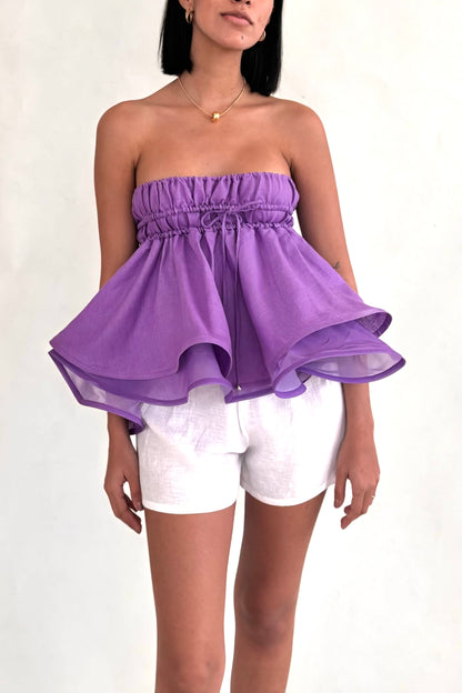 Bloom  violet skirt/ top
