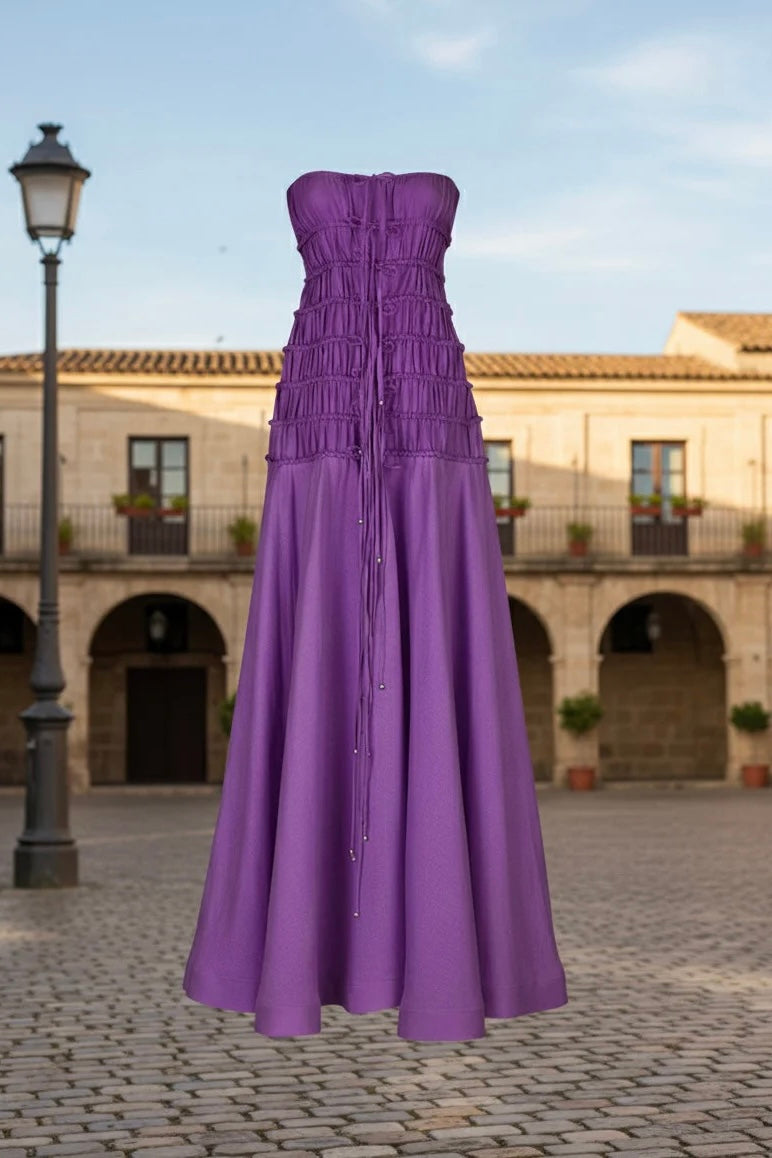 Moontie gown violet
