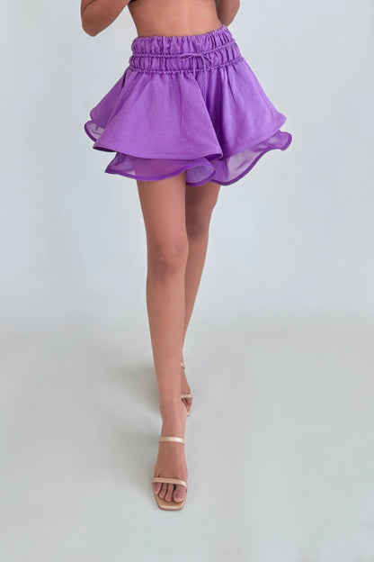 Bloom  violet skirt/ top