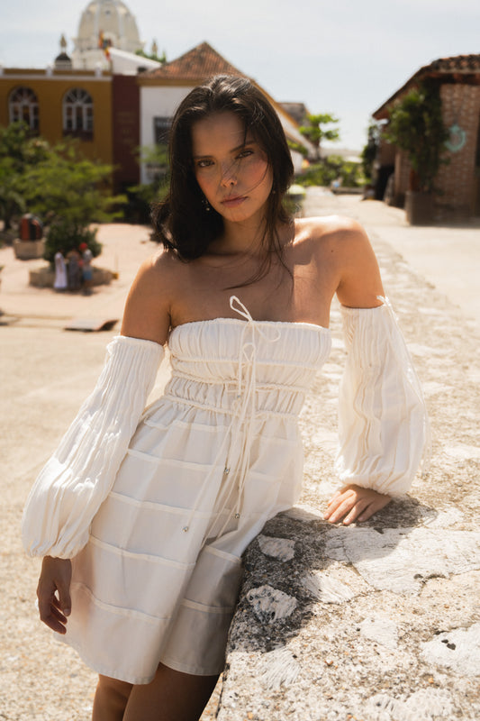 Pin tuck skirt.dress