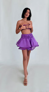 Bloom  violet skirt/ top