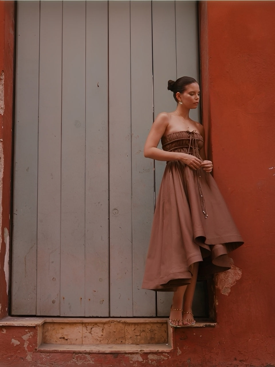 Maxi ruffle skirt.dress