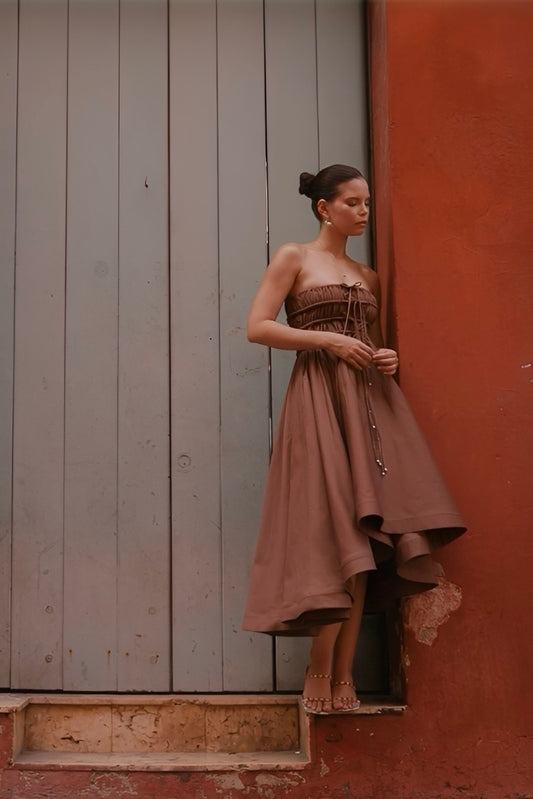 Maxi ruffle skirt.dress