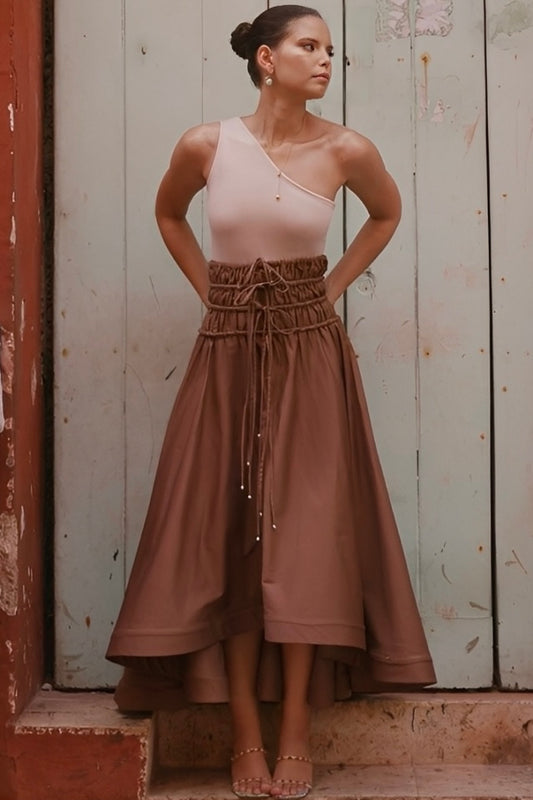 Maxi ruffle skirt.dress