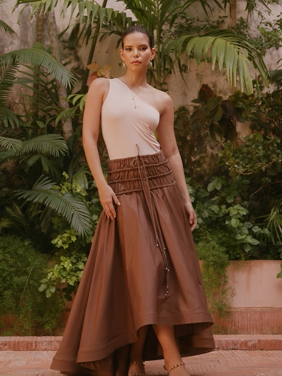 Maxi ruffle skirt.dress