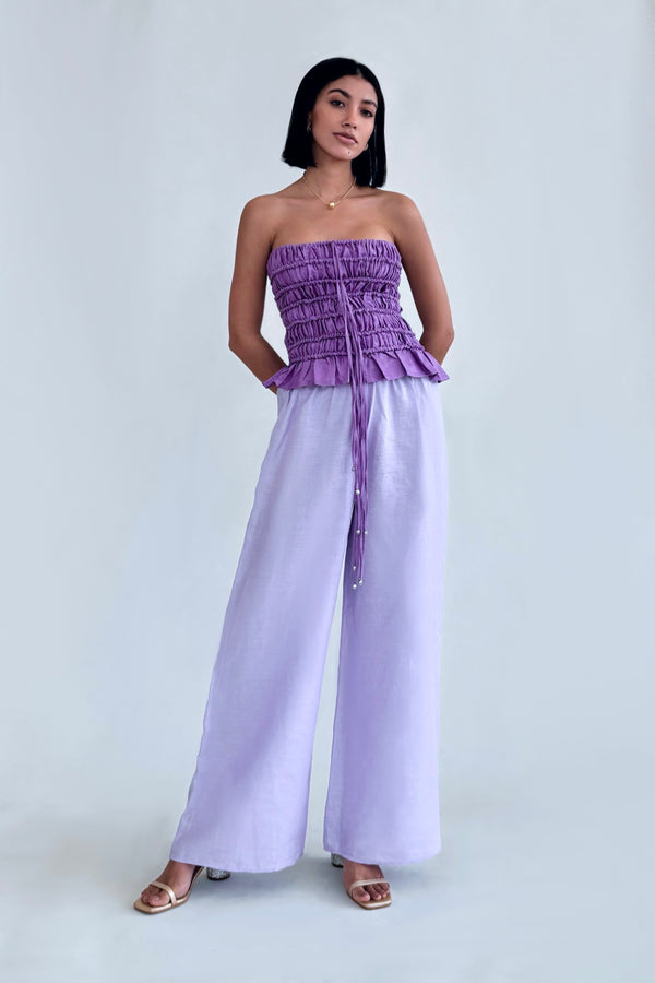 Cascade violet skirt/ top